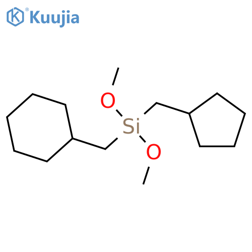 Silane, (cyclohexylmethyl)(cyclopentylmethyl)dimethoxy- structure