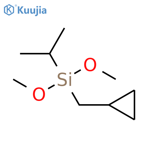 SILANE, (CYCLOPROPYLMETHYL)DIMETHOXY(1-METHYLETHYL)- structure