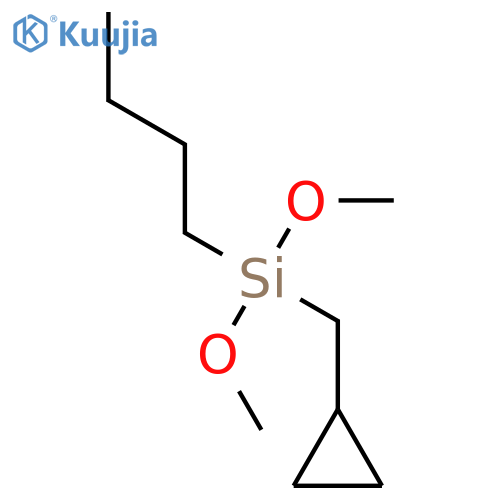 Silane, butyl(cyclopropylmethyl)dimethoxy- structure