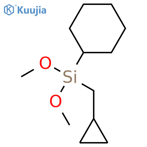Silane, cyclohexyl(cyclopropylmethyl)dimethoxy- structure