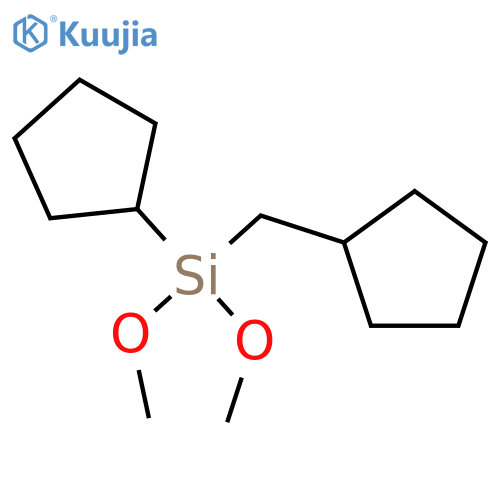 Silane, cyclopentyl(cyclopentylmethyl)dimethoxy- structure