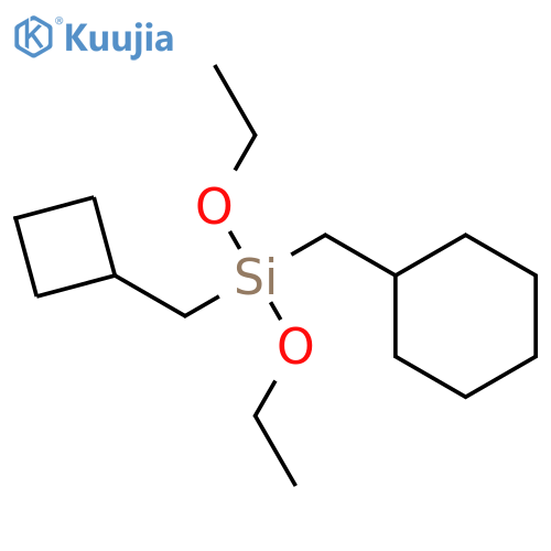 Silane, (cyclobutylmethyl)(cyclohexylmethyl)diethoxy- structure