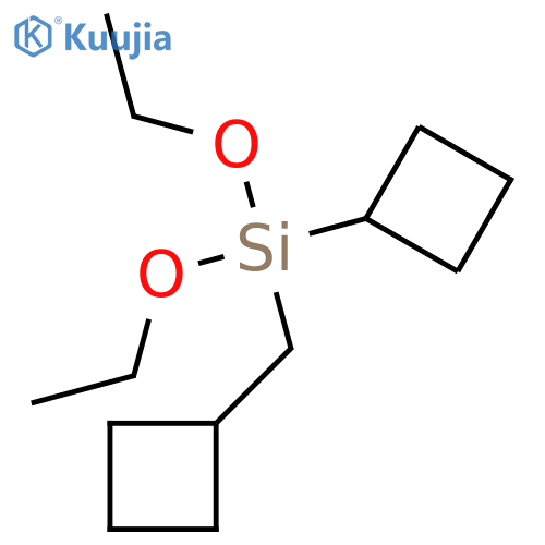 SILANE, CYCLOBUTYL(CYCLOBUTYLMETHYL)DIETHOXY- structure