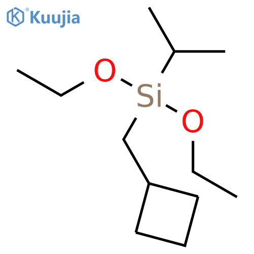 SILANE, (CYCLOBUTYLMETHYL)DIETHOXY(1-METHYLETHYL)- structure