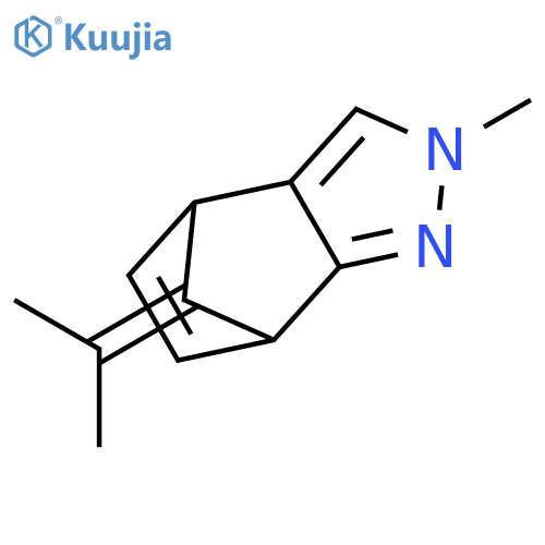 4,7-Methano-2H-indazole, 4,7-dihydro-2-methyl-8-(1-methylethylidene)- structure