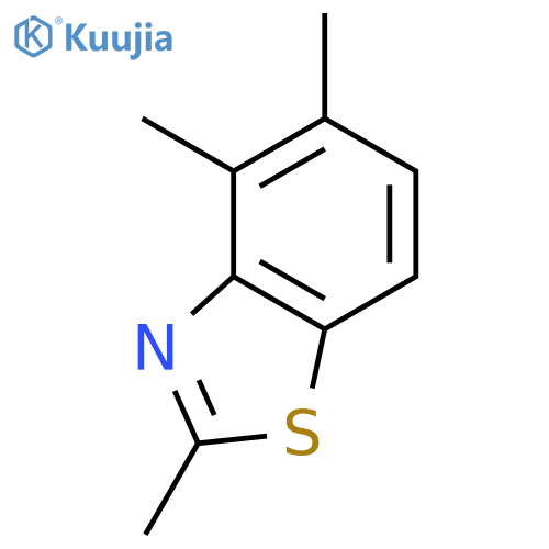 2,4,5-trimethyl-1,3-benzothiazole structure