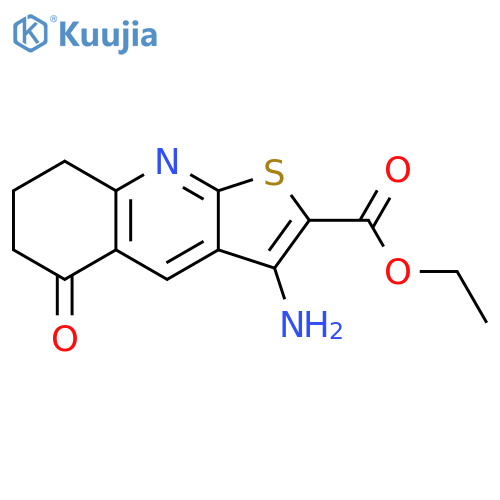 ethyl 3-amino-5-oxo-5H,6H,7H,8H-thieno2,3-bquinoline-2-carboxylate structure
