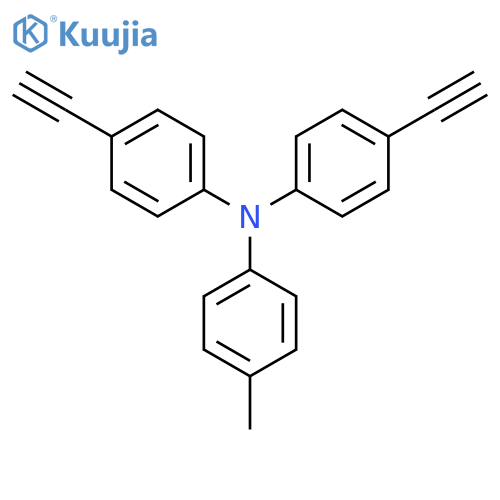 Benzenamine, N,N-bis(4-ethynylphenyl)-4-methyl- structure