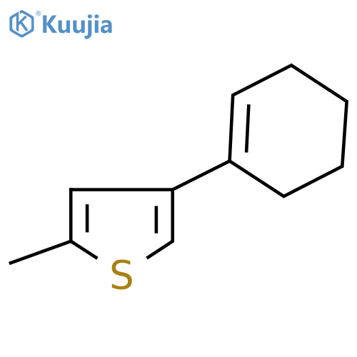 4-(Cyclohex-1-en-1-yl)-2-methylthiophene structure