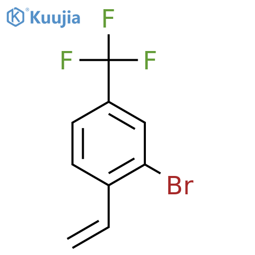 2-bromo-1-ethenyl-4-(trifluoromethyl)benzene structure