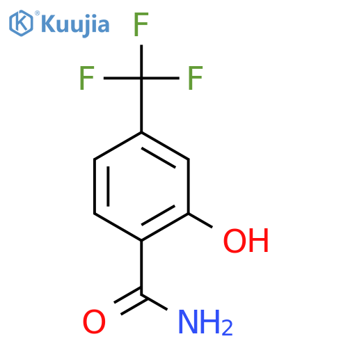 2-hydroxy-4-(trifluoromethyl)benzamide structure