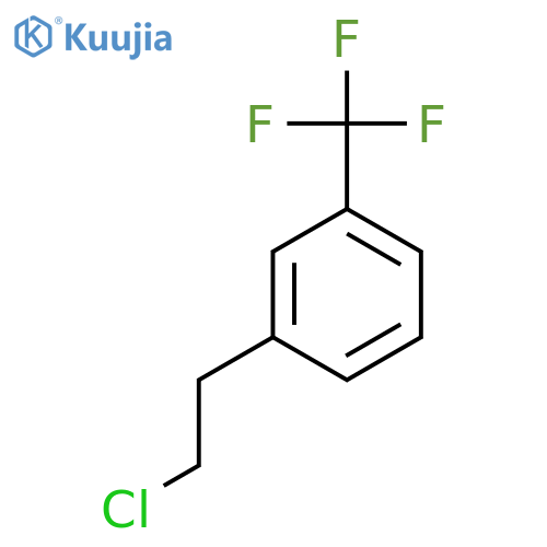 1-(2-chloroethyl)-3-(trifluoromethyl)benzene structure