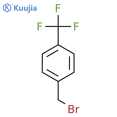 1-(Bromomethyl)-4-(trifluoromethyl)benzene structure