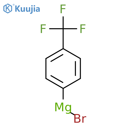Bromo[4-(trifluoromethyl)phenyl]magnesium structure