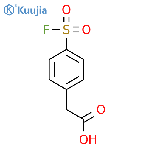 2-4-Fluorosulfonyl)phenylacetic Acid structure