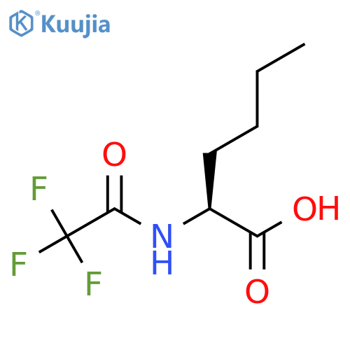 L-Norleucine, N-(trifluoroacetyl)- structure