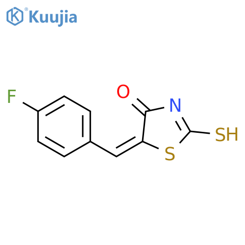 5-(E)-(4-Fluorophenyl)methylidene-2-sulfanyl-1,3-thiazol-4(5H)-one structure