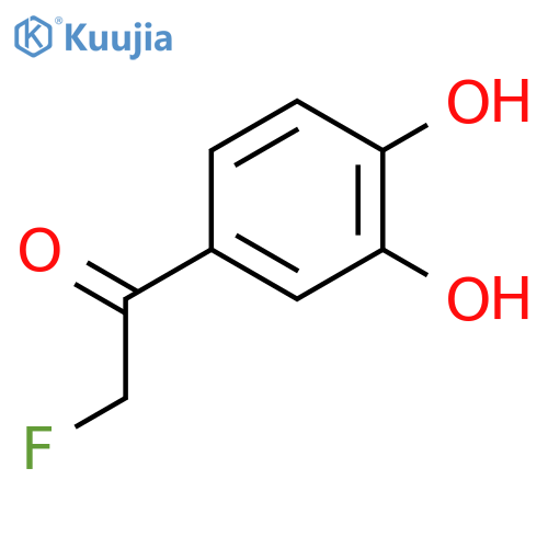 Ethanone,1-(3,4-dihydroxyphenyl)-2-fluoro- structure