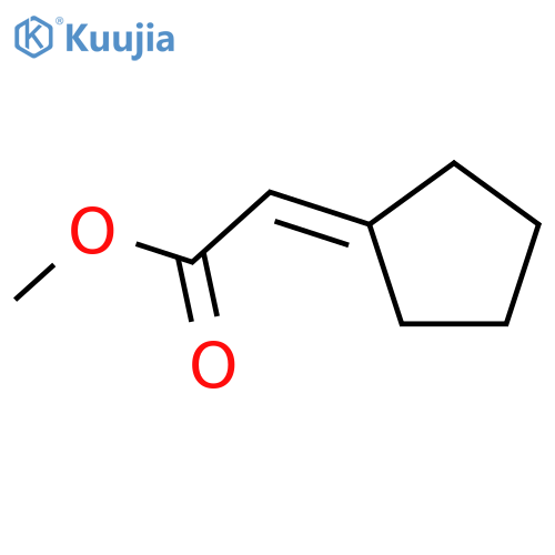 Cyclopentylideneacetic acid methyl ester structure