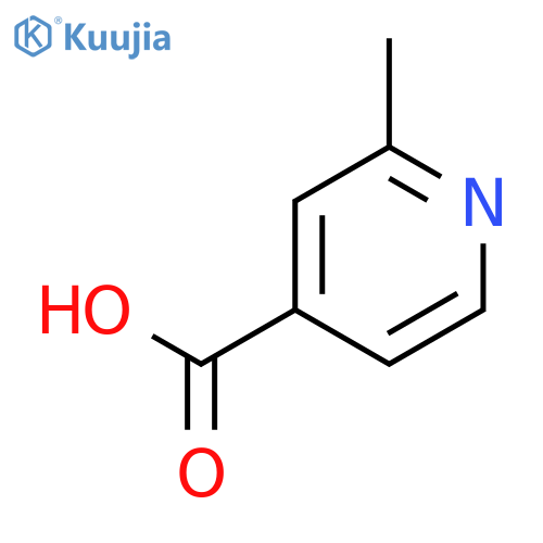 2-Methylpyridine-4-carboxylic acid structure