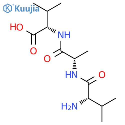 L-VALINE, N-(N-L-VALYL-L-ALANYL)- structure