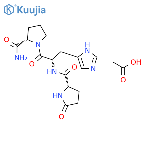 PGLU-HIS-PRO AMIDE ACETATE SALT structure