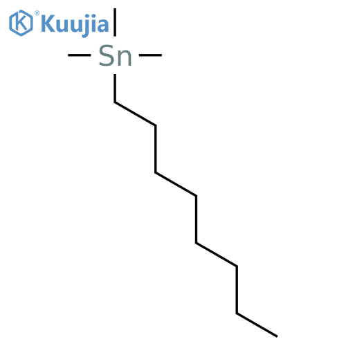 Stannane,trimethyloctyl- structure