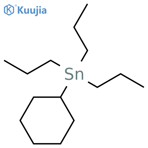 Stannane, cyclohexyltripropyl- structure