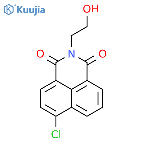 1H-Benz[de]isoquinoline-1,3(2H)-dione, 6-chloro-2-(2-hydroxyethyl)- structure