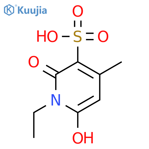 3-PYRIDINESULFONIC ACID, 1-ETHYL-1,2-DIHYDRO-6-HYDROXY-4-METHYL-2-OXO- structure