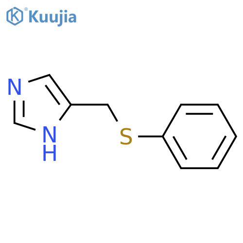 5-((phenylthio)methyl)-1H-imidazole structure
