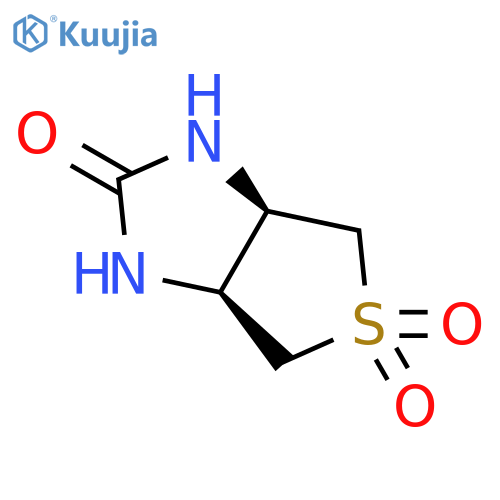 1H-Thieno[3,4-d]imidazol-2(3H)-one, tetrahydro-, 5,5-dioxide, cis- structure