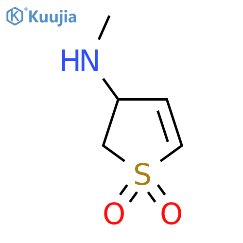 3-(Methylamino)-2,3-dihydro-1lambda6-thiophene-1,1-dione structure