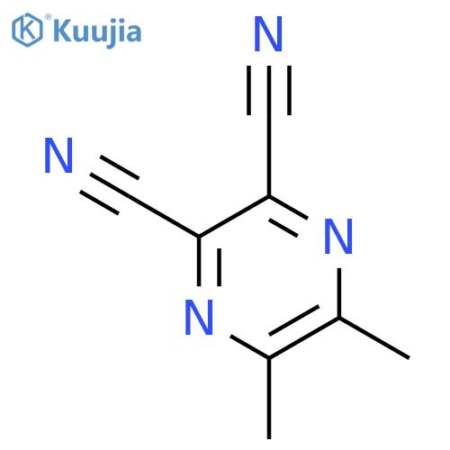 2,3-Pyrazinedicarbonitrile,5,6-dimethyl- structure