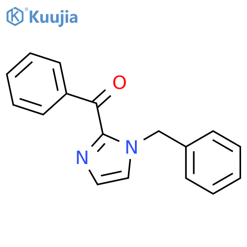 Methanone, phenyl[1-(phenylmethyl)-1H-imidazol-2-yl]- structure