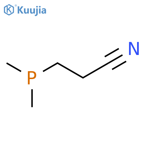 Propanenitrile, 3-(dimethylphosphino)- structure