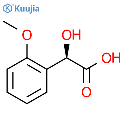 (2R)-2-hydroxy-2-(2-methoxyphenyl)acetic acid structure