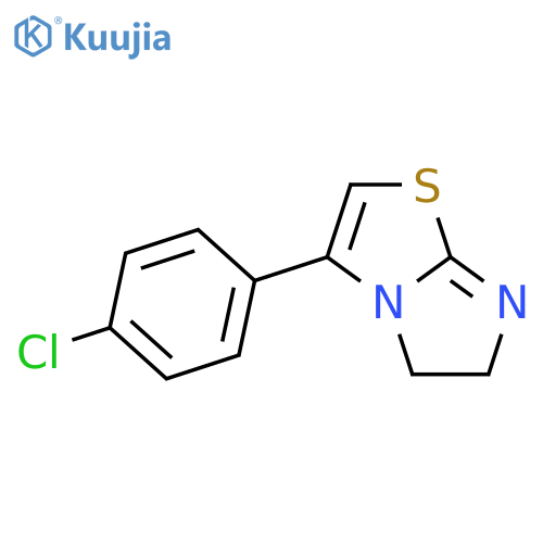 3-(4-Chloro-phenyl)-5,6-dihydro-imidazo[2,1-b]thiazole structure