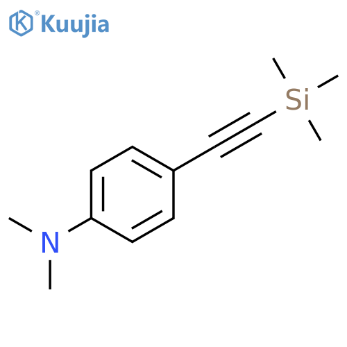 N,N-Dimethyl-4-((trimethylsilyl)ethynyl)aniline structure
