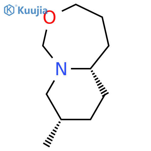 1H-Pyrido[1,2-c][1,3]oxazepine, octahydro-8-methyl-, trans- (9CI) structure