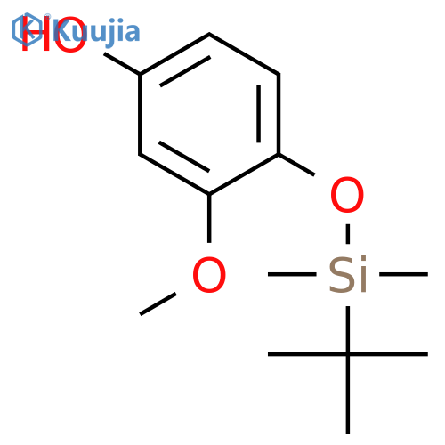 Phenol, 4-[[(1,1-dimethylethyl)dimethylsilyl]oxy]-3-methoxy- structure