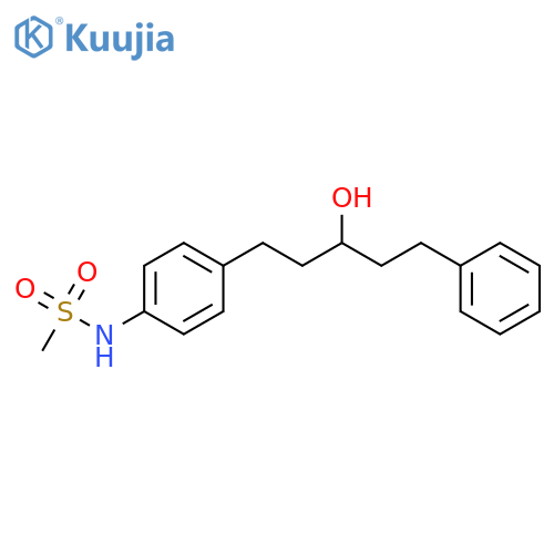 Methanesulfonamide, N-[4-(3-hydroxy-5-phenylpentyl)phenyl]- structure