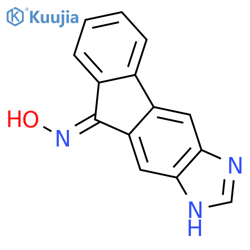 FLUORENO[2,3-D]IMIDAZOL-9(1H)-ONE, OXIME structure