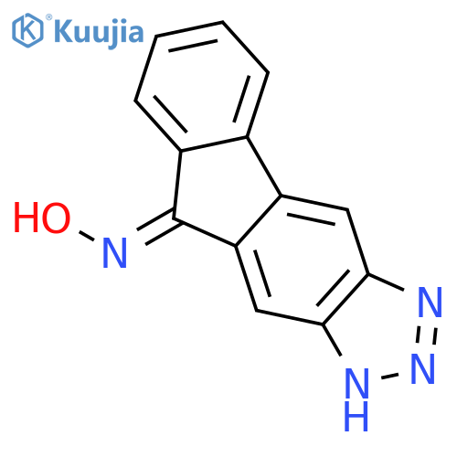 FLUORENO[2,3-D]TRIAZOL-9(1H)-ONE, OXIME structure