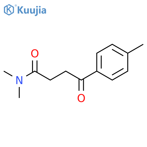 N,N-Dimethyl-4-oxo-4-(p-tolyl)butanamide structure