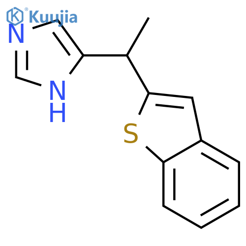 1H-IMIDAZOLE, 4-(1-BENZO[B]THIEN-2-YLETHYL)- structure