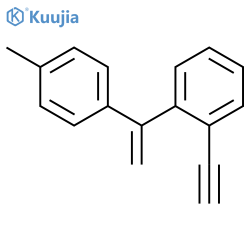 BENZENE, 1-ETHYNYL-2-[1-(4-METHYLPHENYL)ETHENYL]- structure