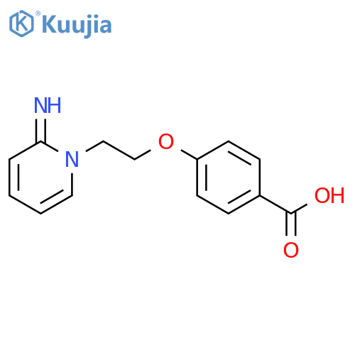 BENZOIC ACID, 4-[2-(2-IMINO-1(2H)-PYRIDINYL)ETHOXY]- structure