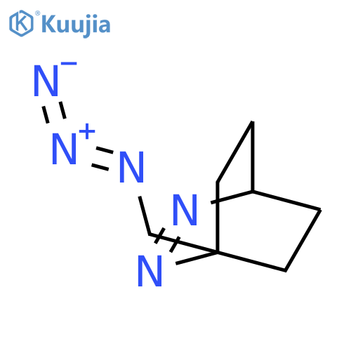 2,3-Diazabicyclo[2.2.2]oct-2-ene, 1-(azidomethyl)- structure
