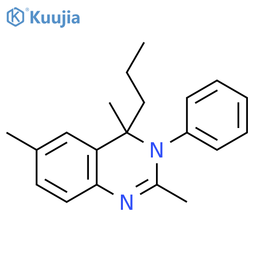 QUINAZOLINE, 3,4-DIHYDRO-2,4,6-TRIMETHYL-3-PHENYL-4-PROPYL- structure